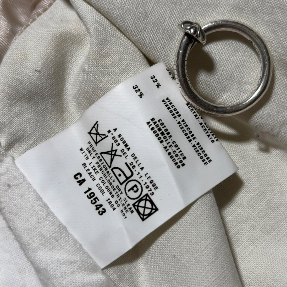 Helmut Lang 1998 Coated Canvas Trench Coat
