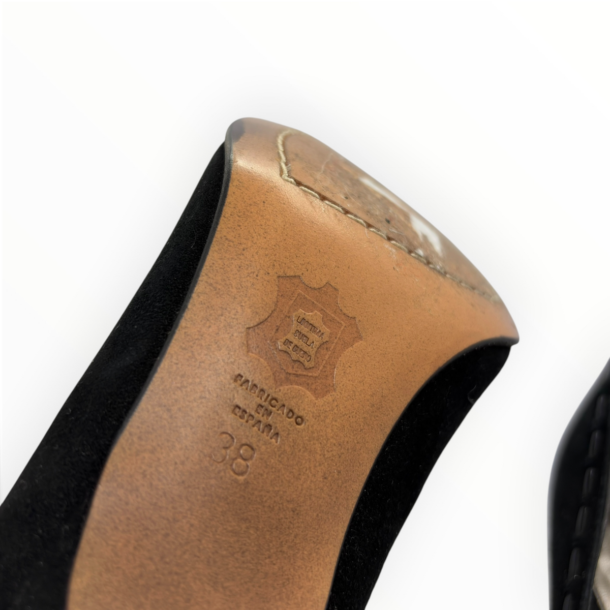 Balenciaga Suede Buckle Pumps