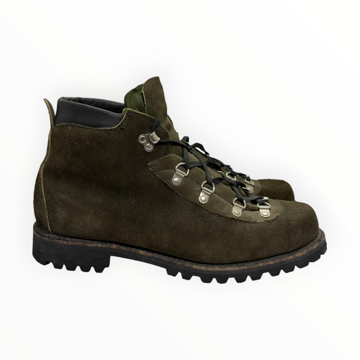 Vintage Browning "The Sportsman's Boot" Olive Suede Hiking Boots