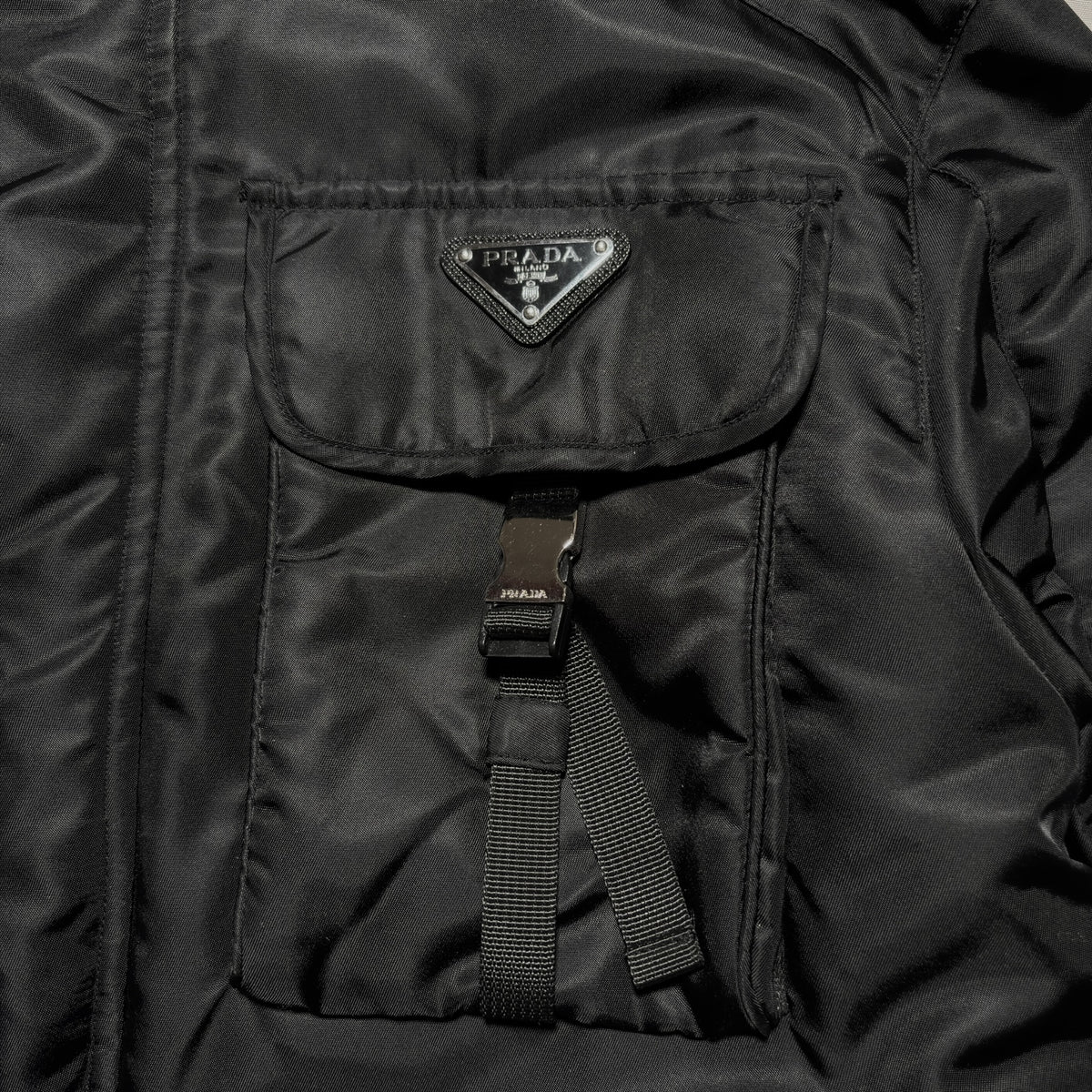 Prada Re-Nylon Technical Utility Hooded Jacket FW21