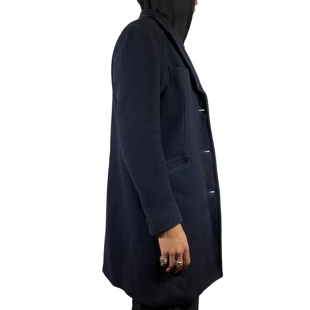 Our Legacy AW14 Navy Melton Coat