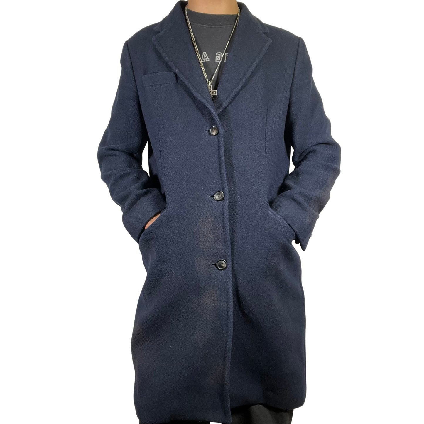 Our Legacy AW14 Navy Melton Coat