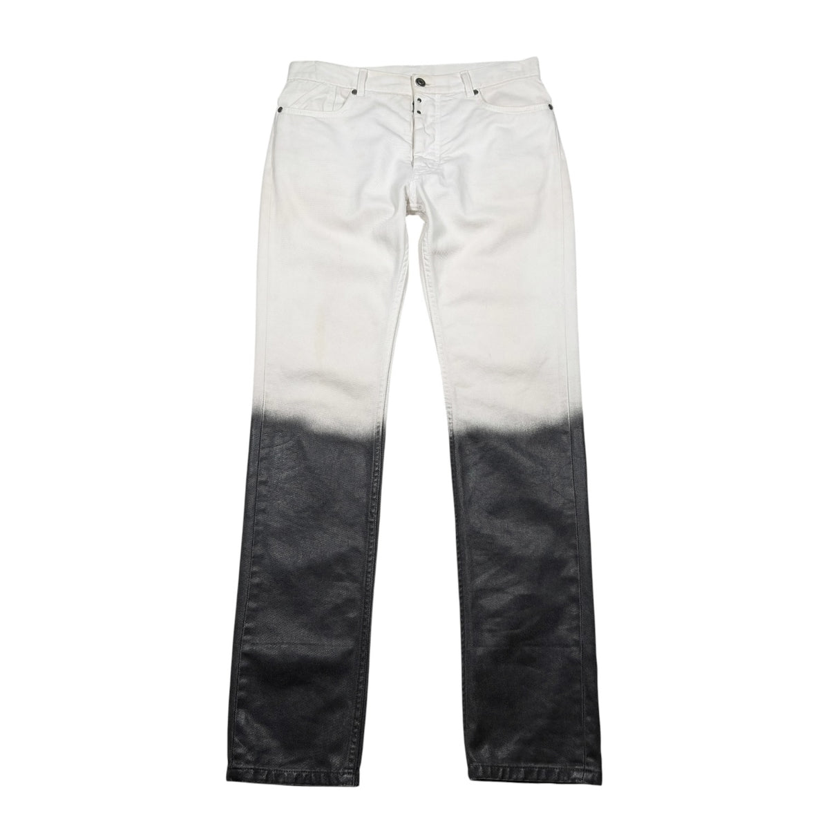 Maison Margiela 2014 Dip-Dye Ombré Slim Denim Jeans