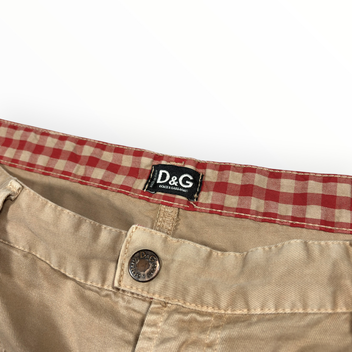 Dolce & Gabbana SS03 Mesh-Panel Cargo Trousers