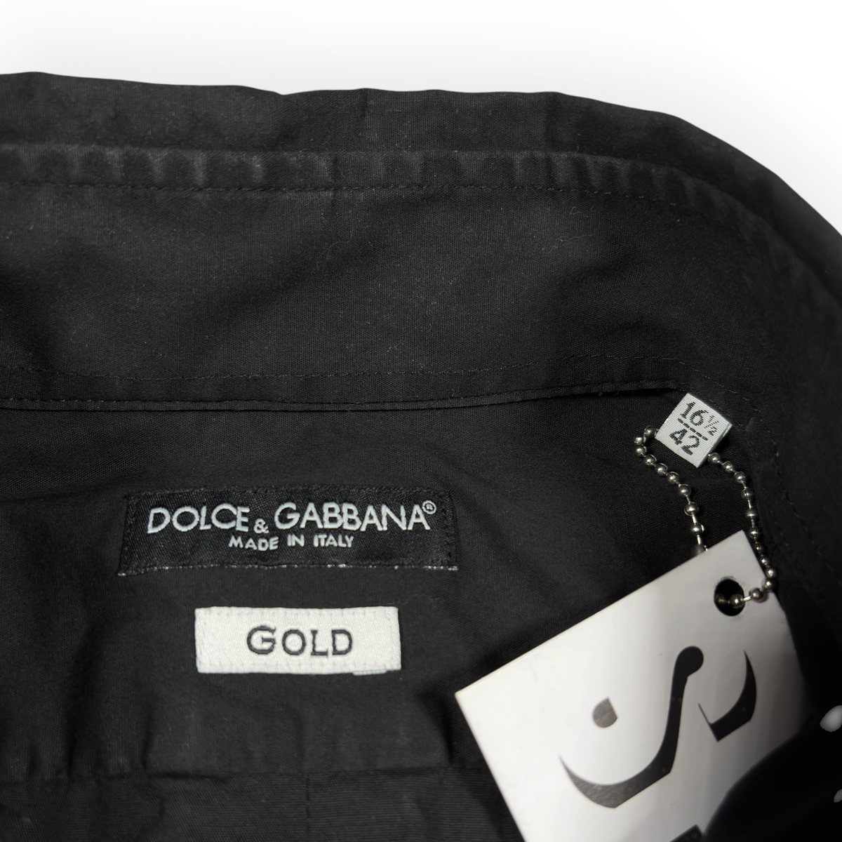 Dolce & Gabbana 2000s Gold Fit Dress Shirt