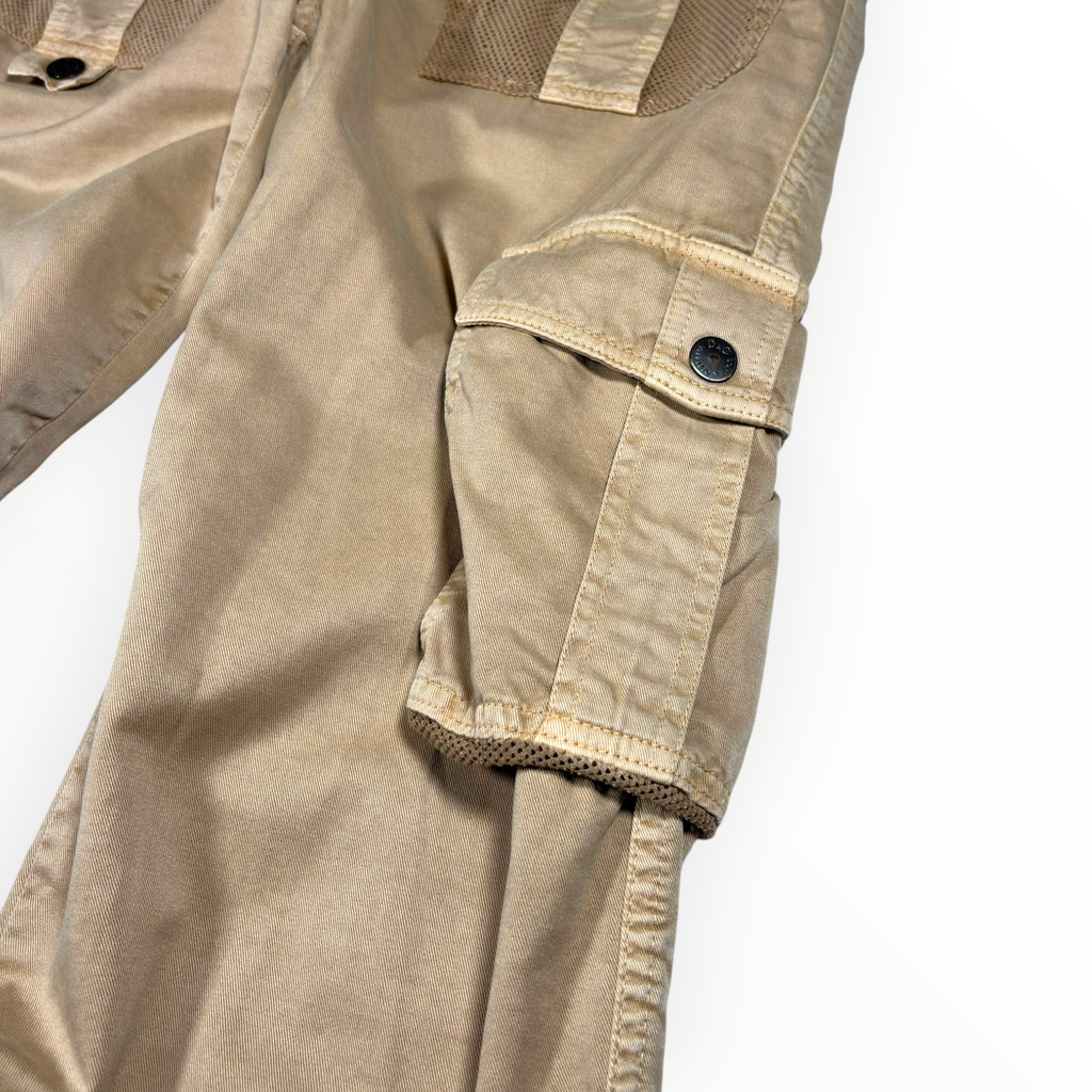 Dolce & Gabbana SS03 Mesh-Panel Cargo Trousers