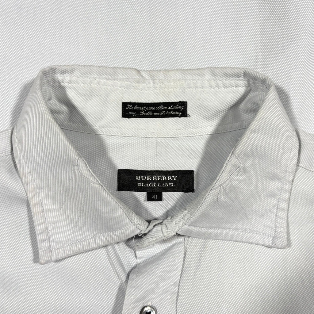 Burberry Black Label Check Cuff Shirt