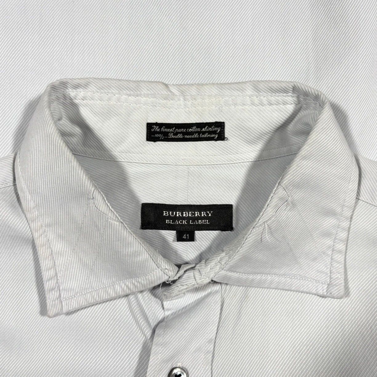 Burberry Black Label Check Cuff Shirt