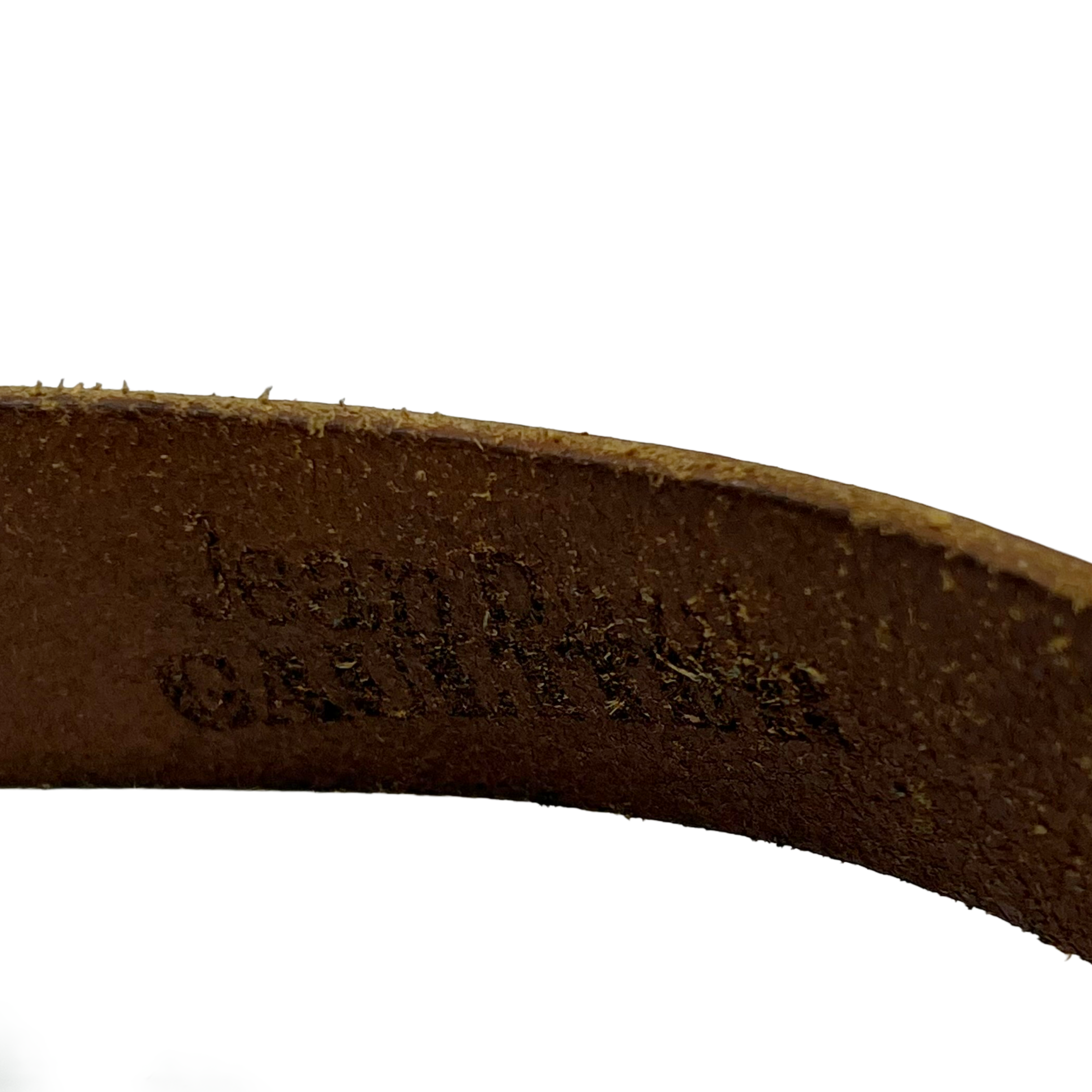Jean Paul Gaultier Brown Leather Belt