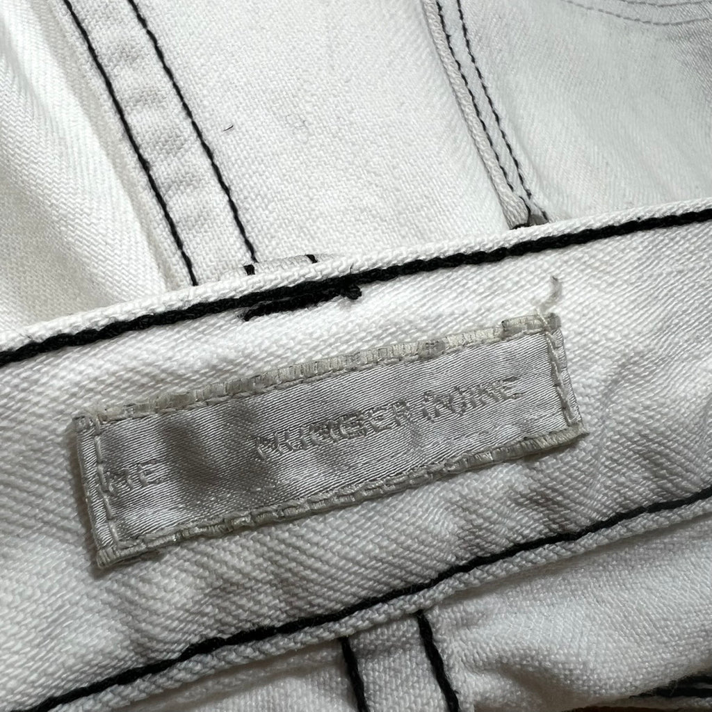 SS02 Number (N)ine "Modern Age" Tattered Jeans
