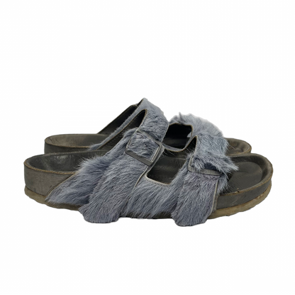 Rick Owens Birkenstock Arizona Fur Sandals