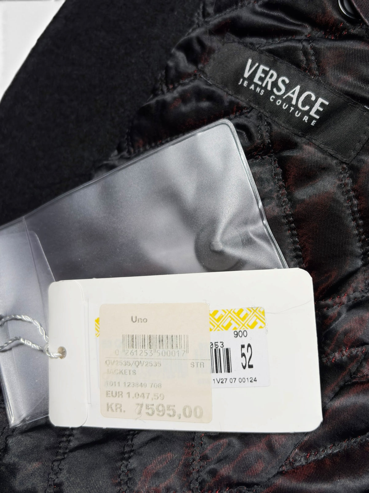 Versace Wool Mandarin Collar Jacket