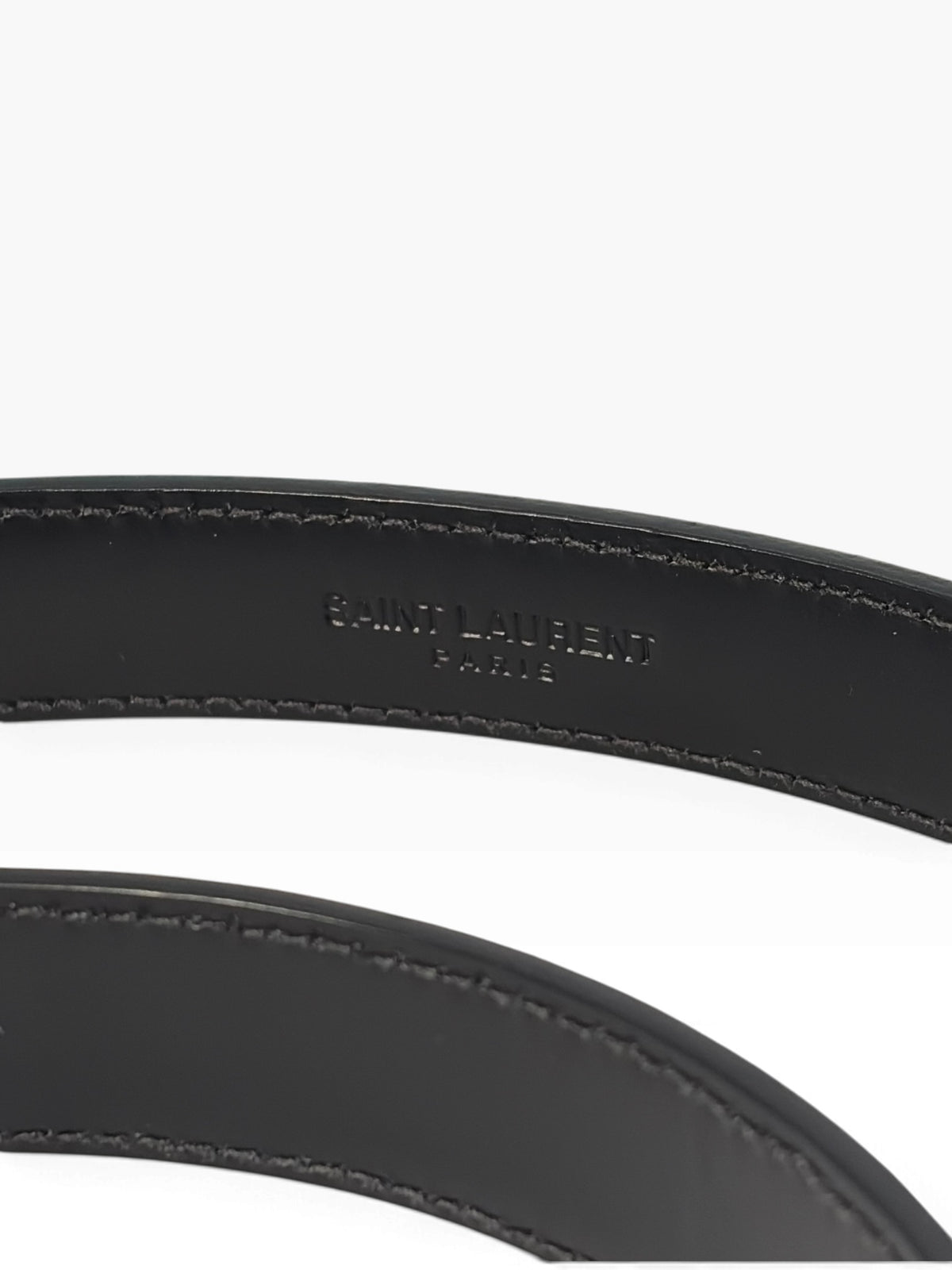 Saint Laurent 2015 3-Passer-By Leather Belt