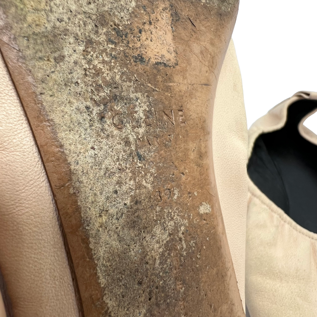 Celine "Phoebe Philo" Leather Ballerina Flats