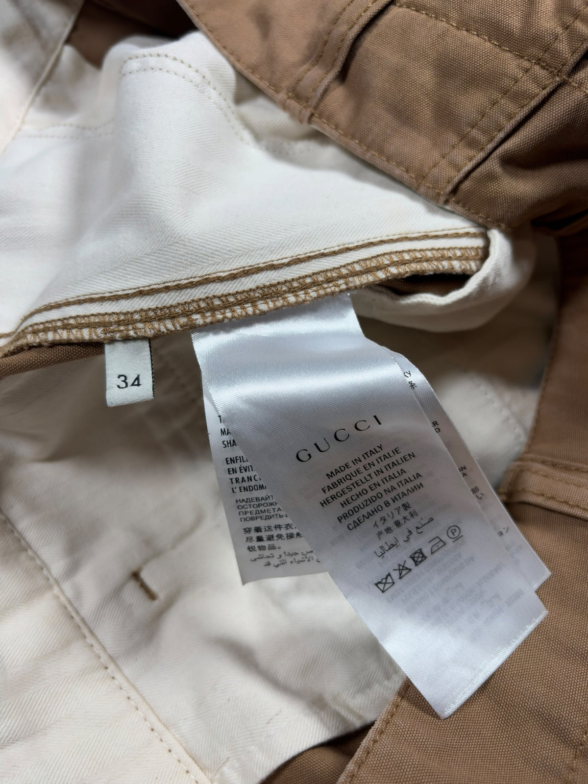 Gucci Koi Fish & UFO Embroidered Chino