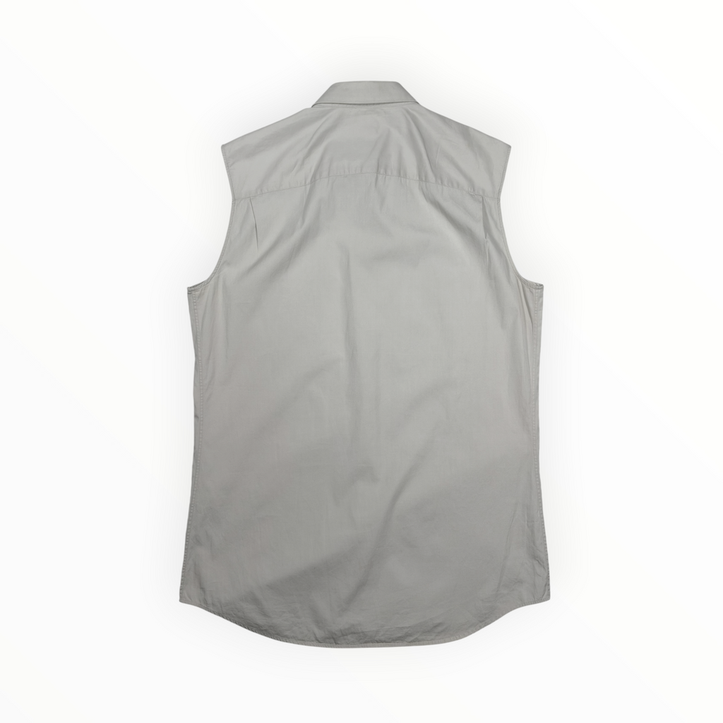 Helmut Lang 90s Sleeveless Button-Up Shirt