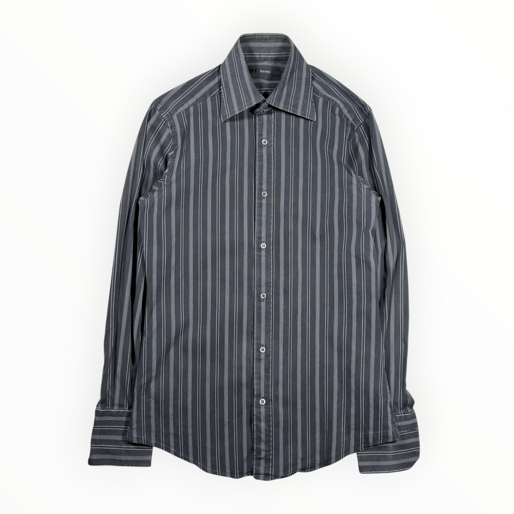 Gucci 2000s Striped Dress Shirt