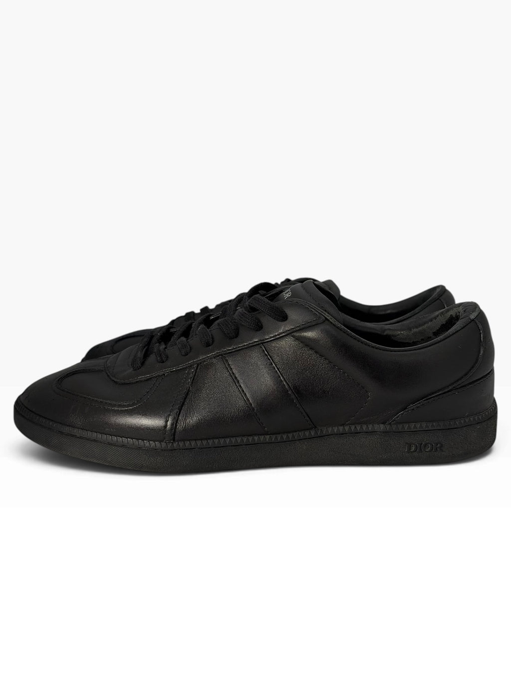 Dior Homme Black Leather B01 Low-Top Sneakers