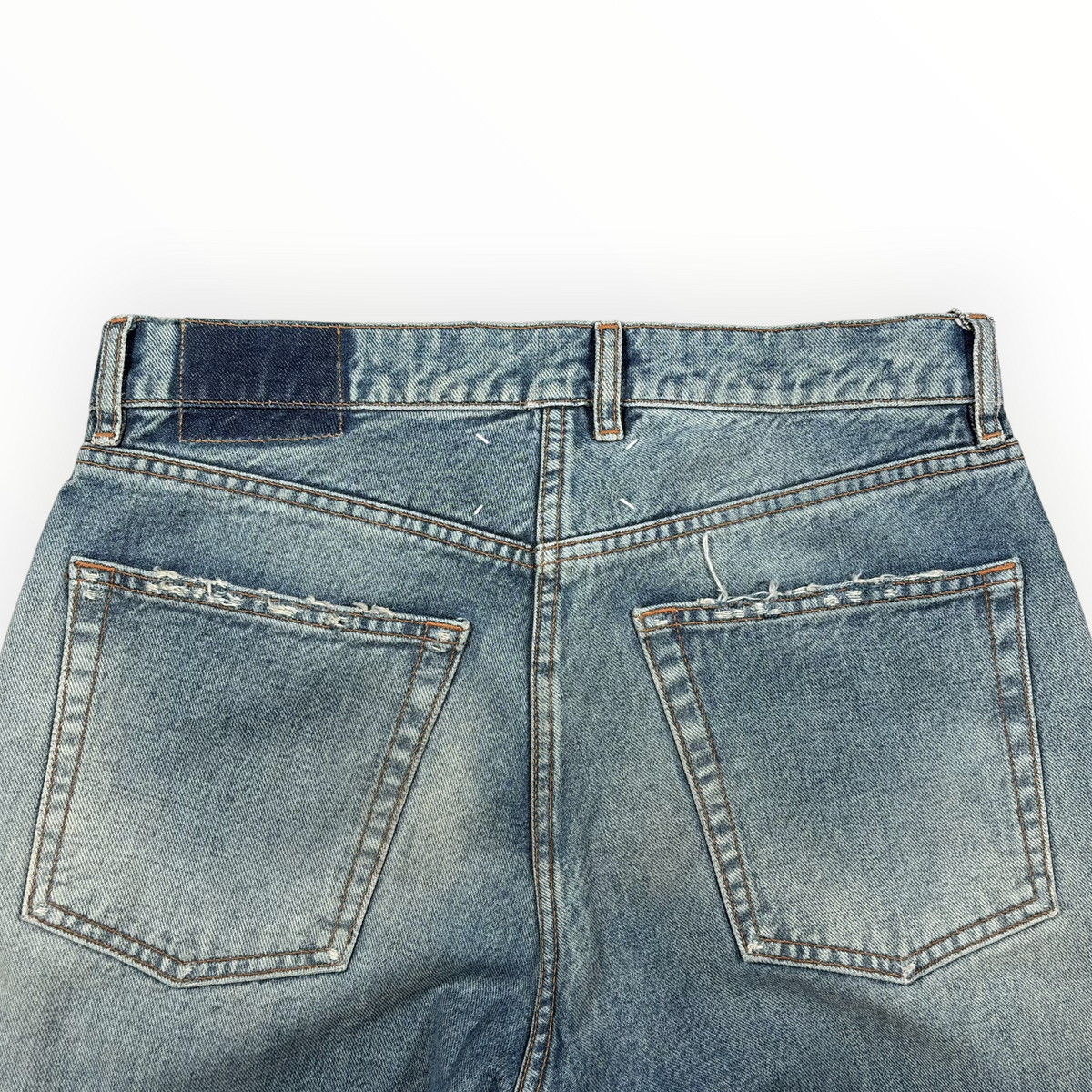 Maison Margiela 2023 Distressed Straight Jeans