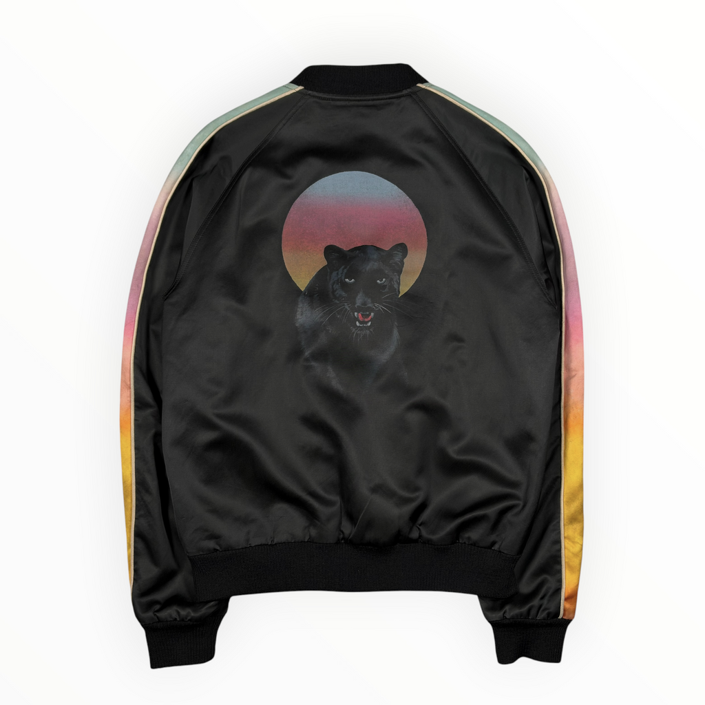 Saint Laurent 2018 Runway Sunset Panther Bomber Jacket