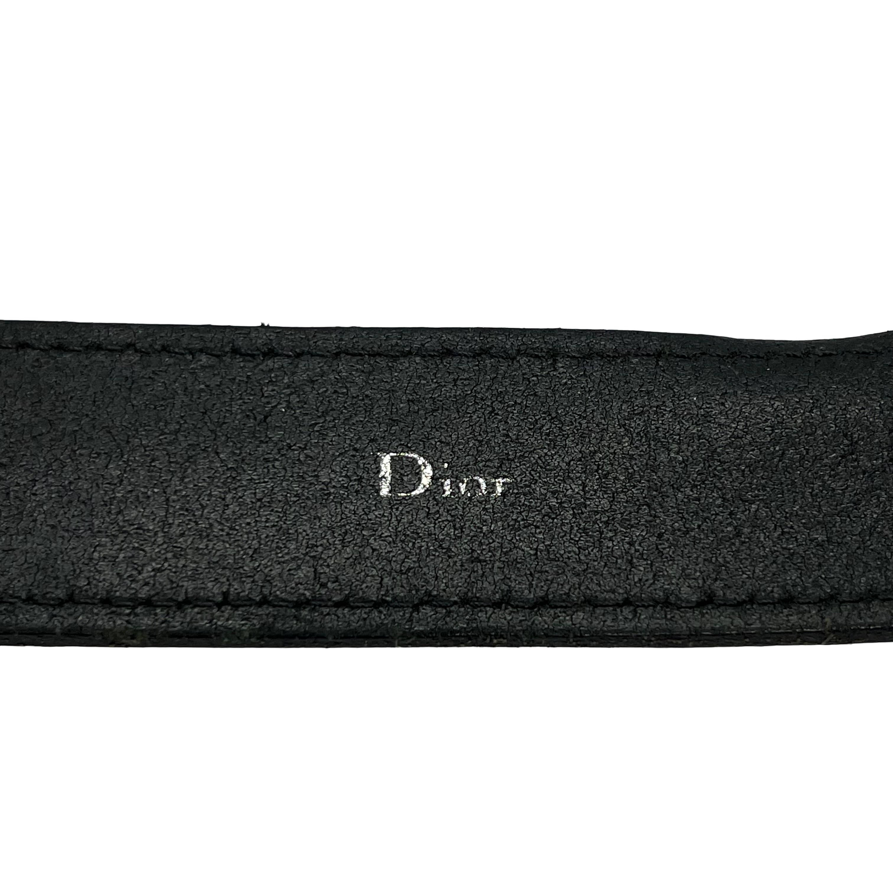 Dior Homme 05 D-Point Leather Belt