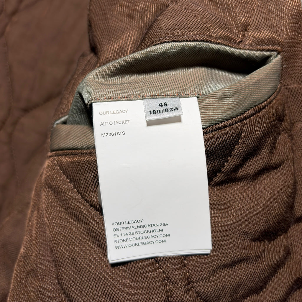 Our Legacy Auto Jacket Technical Iridescent Flight Jacket