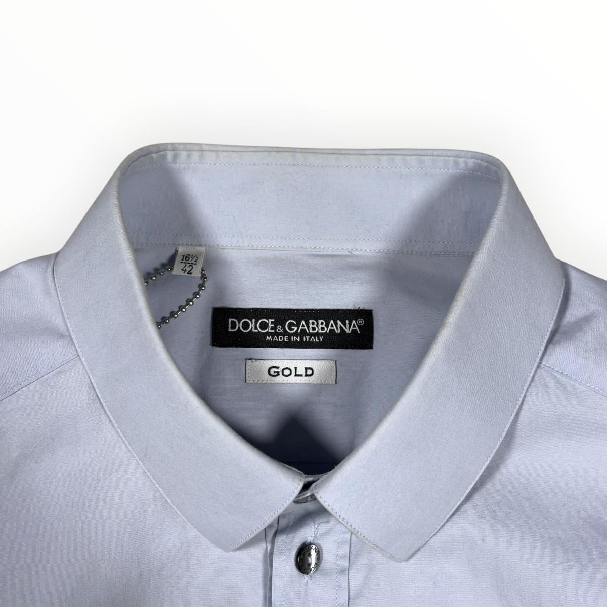 Dolce & Gabbana Gold Slim Fit Dress Shirt