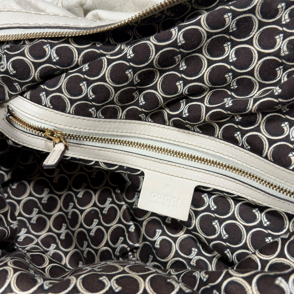 Gucci Leather Hysteria Satchel Bag