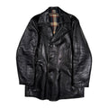 Vintage 50s Swedish Goatskin Leather Coat
