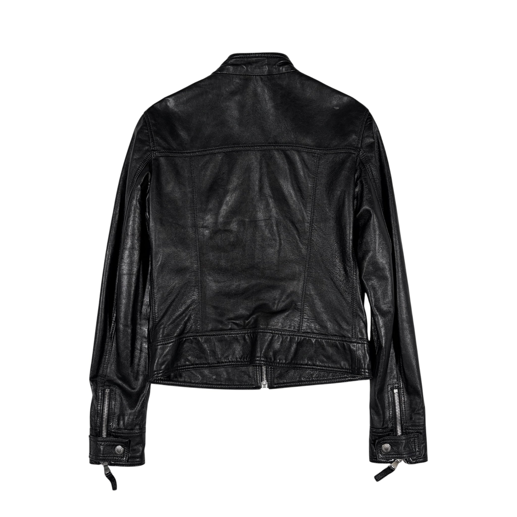 Dolce & Gabbana 00s Multi-Pocket Lambskin Leather Jacket