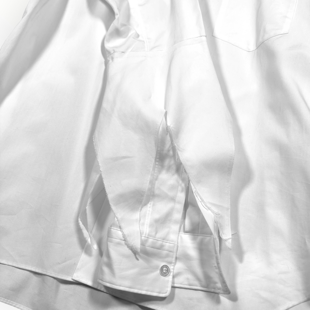 Comme des Garçons Homme Plus SS23 Draped Sleeve Shirt