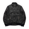 Emporio Armani Multi-Pocket Coated Cotton Bomber Jacket