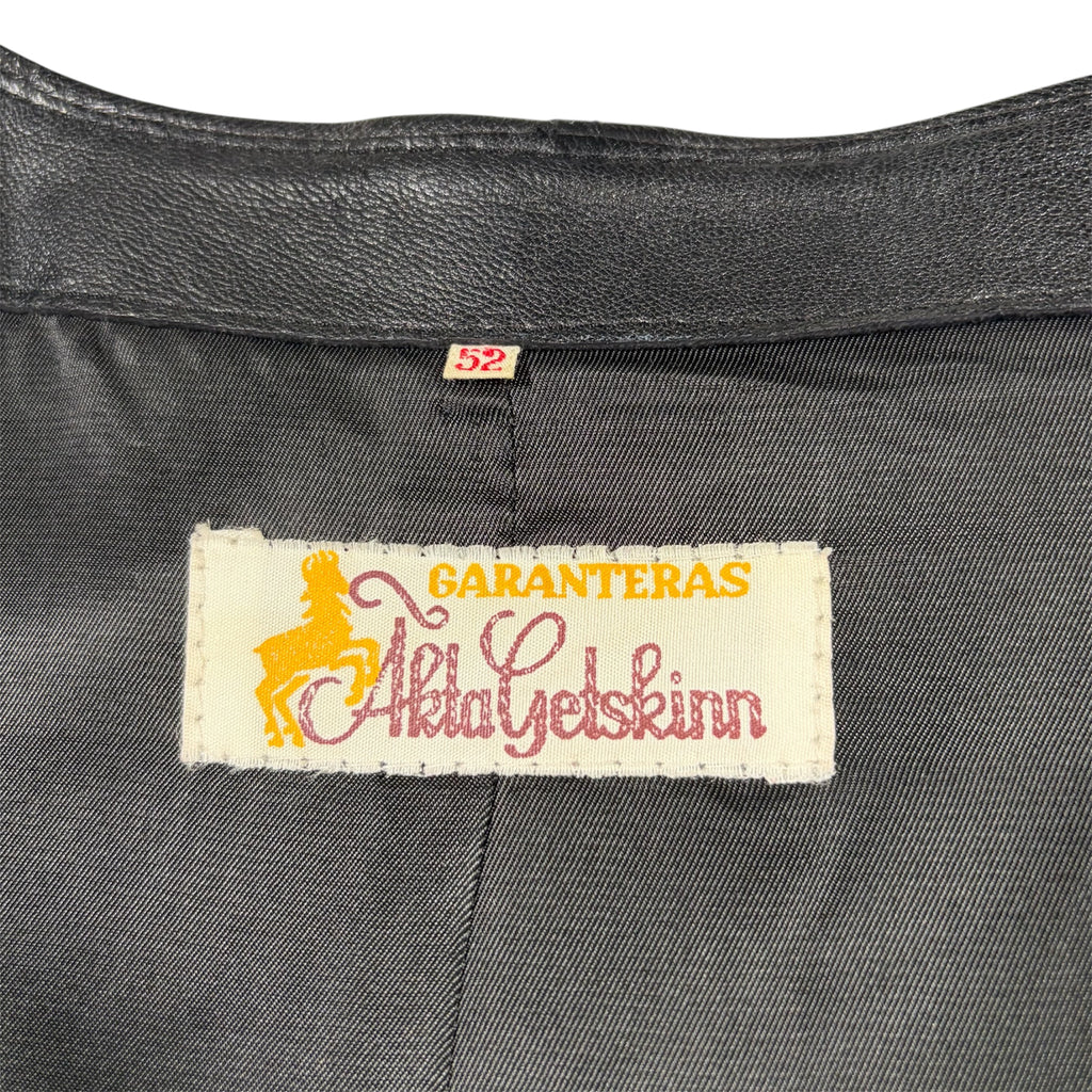 Vintage Jofama Malung Sweden Genuine Goatskin Leather Vest