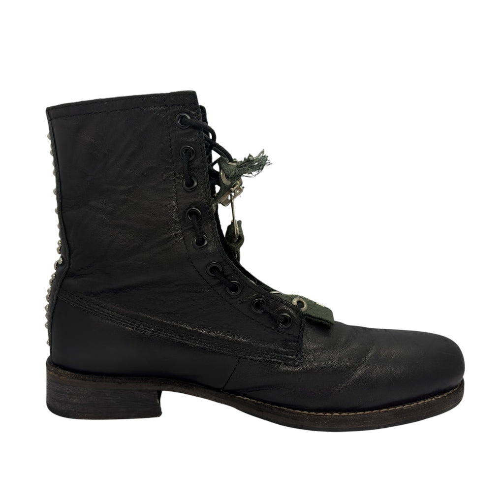 Undercover SS11 "Underman" Studded Zipper Combat Boots