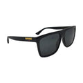 Gucci Web Detail Flat-Top Square Sunglasses