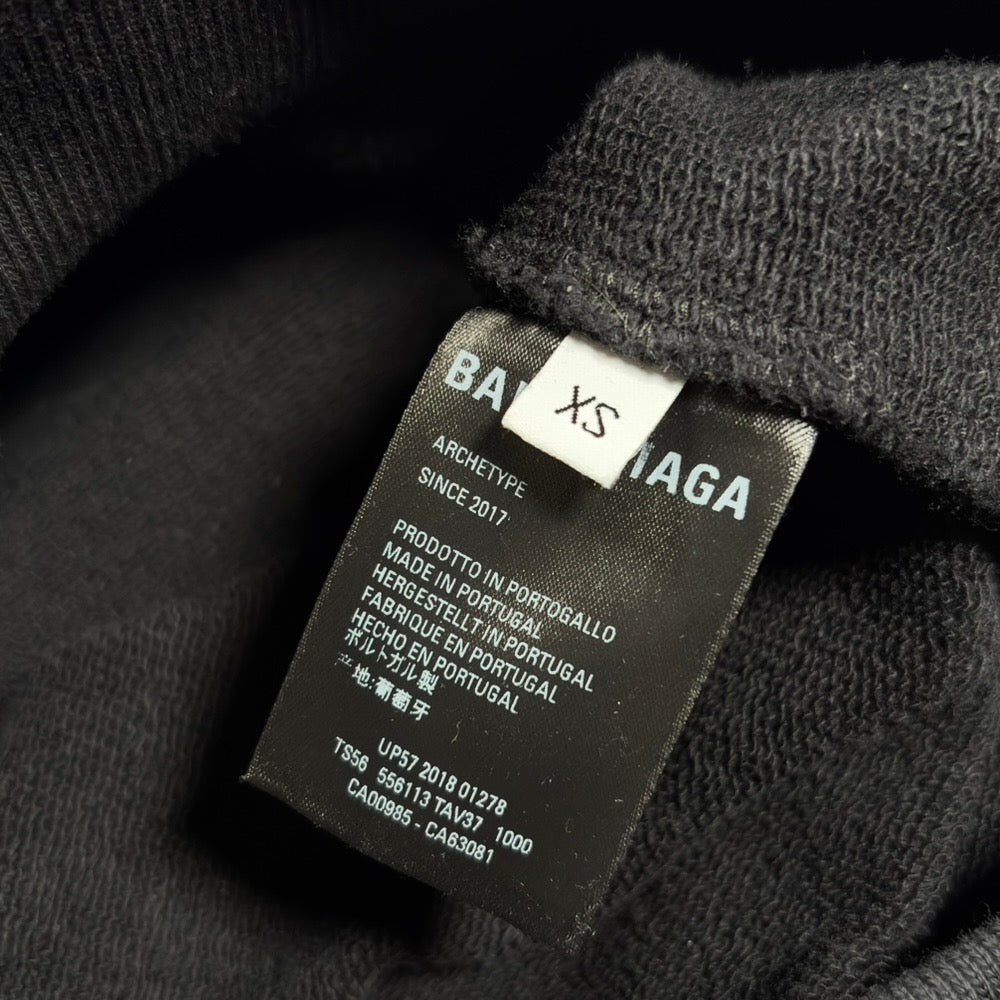 Balenciaga 2018 Back Logo Hoodie