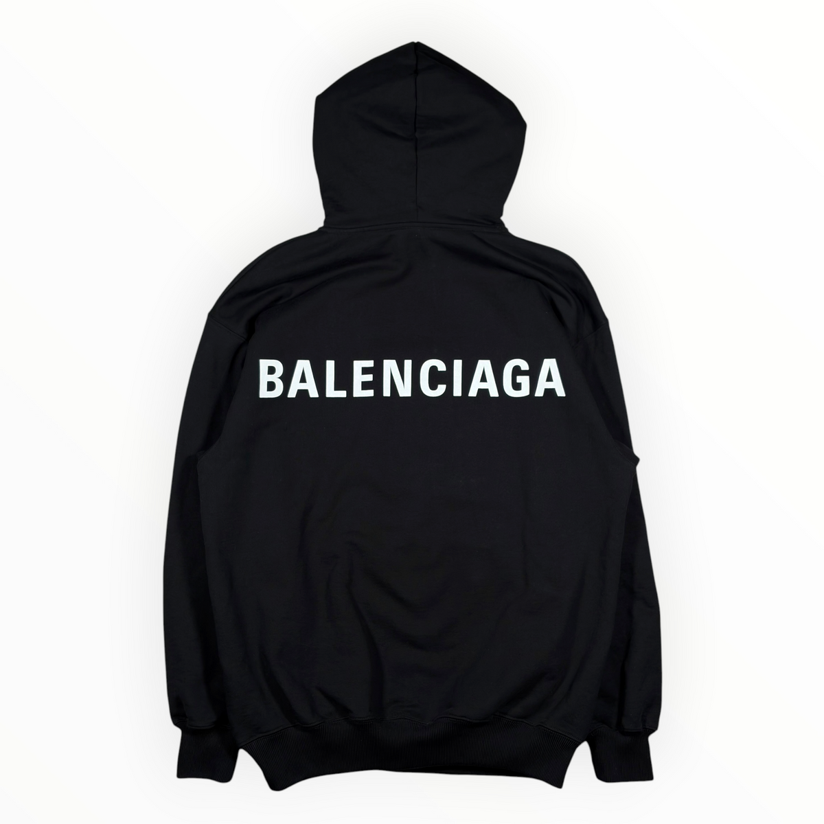 Balenciaga 2018 Back Logo Hoodie