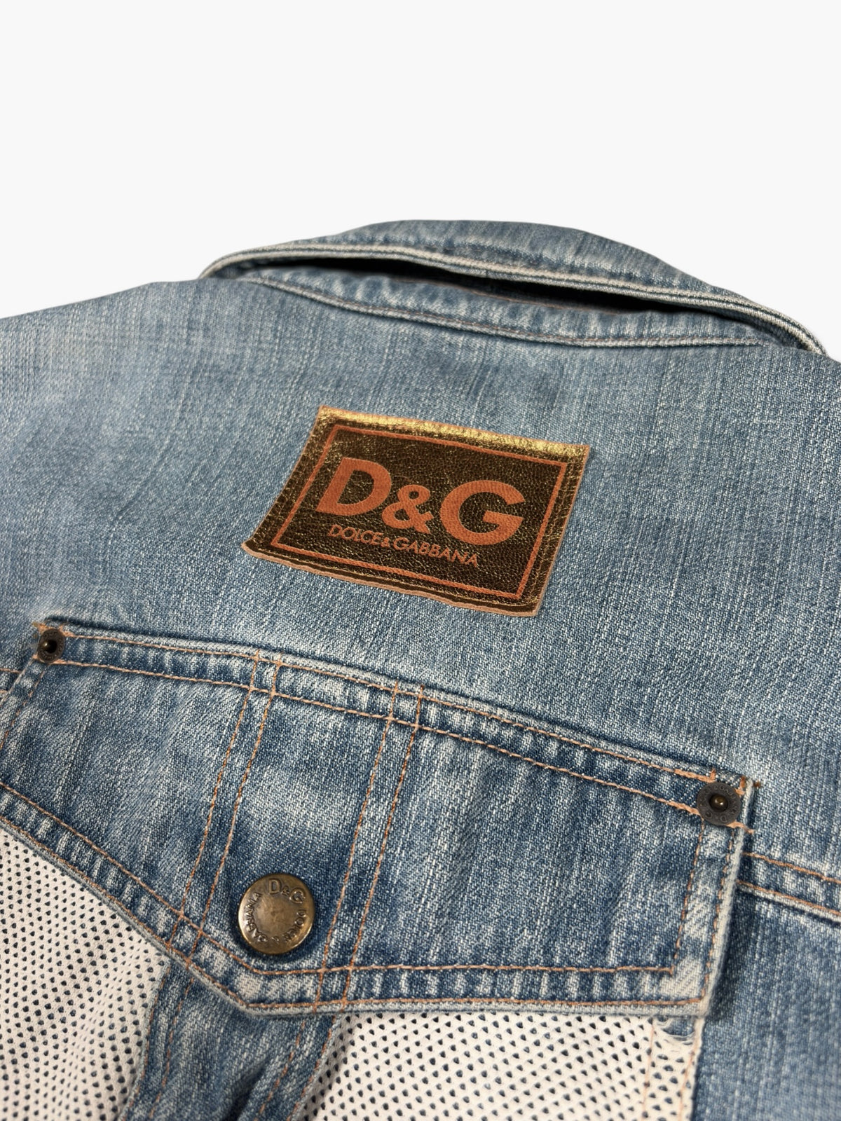 Dolce & Gabbana SS03 Multi-Pocket Denim Jacket