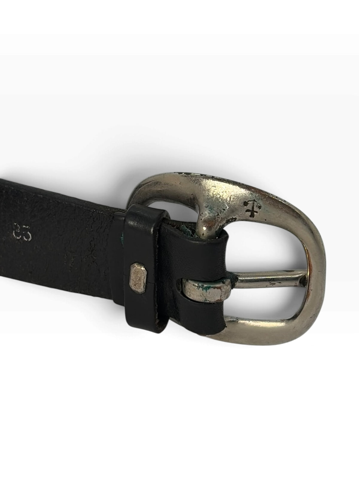 Dries Van Noten Leather Buckle Belt
