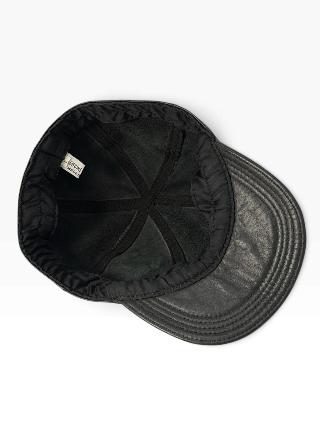 Italian Vintage Leather 6-Panel Cap