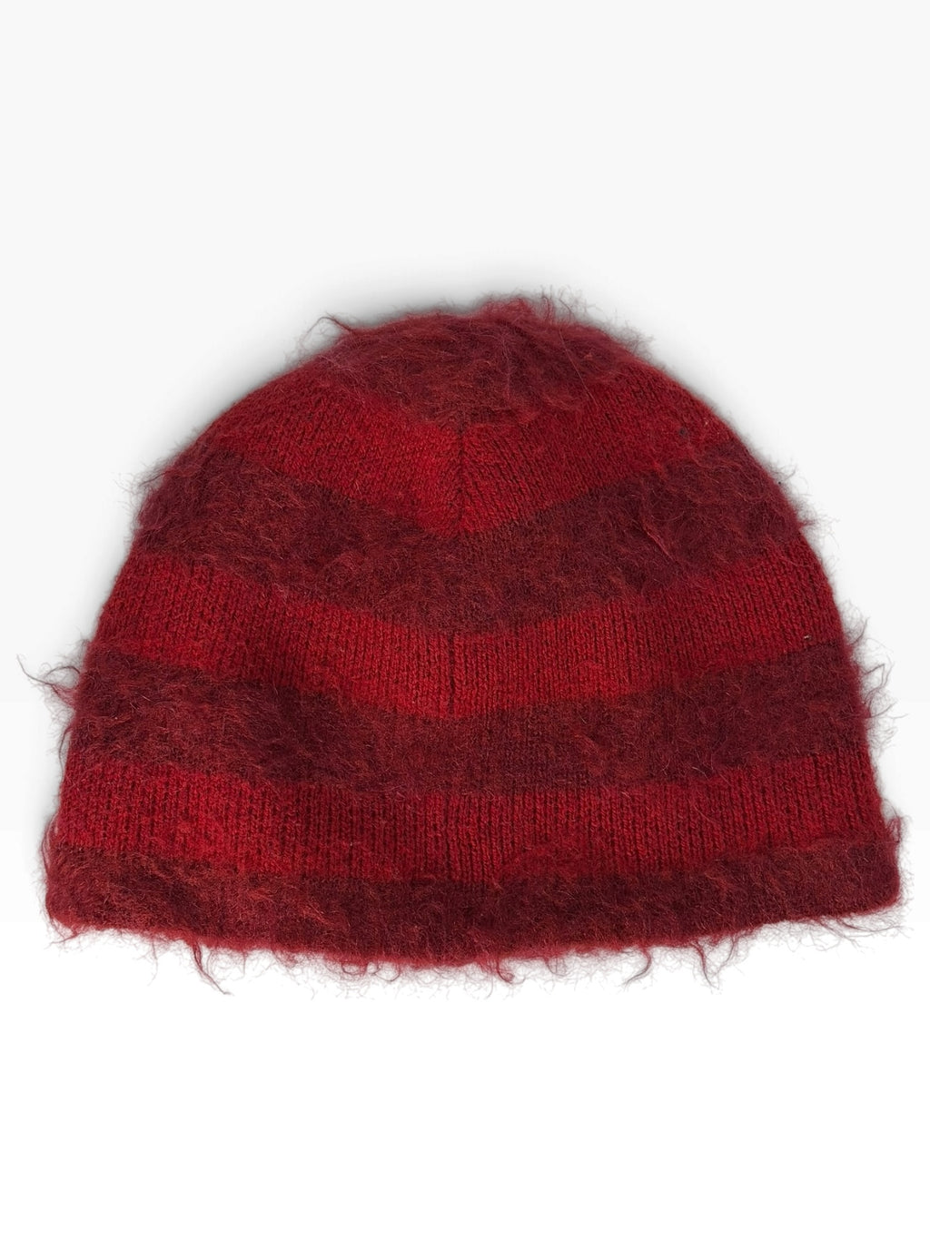 Stockholm (Surfboard) Club Red Striped Mohair-Blend Beanie
