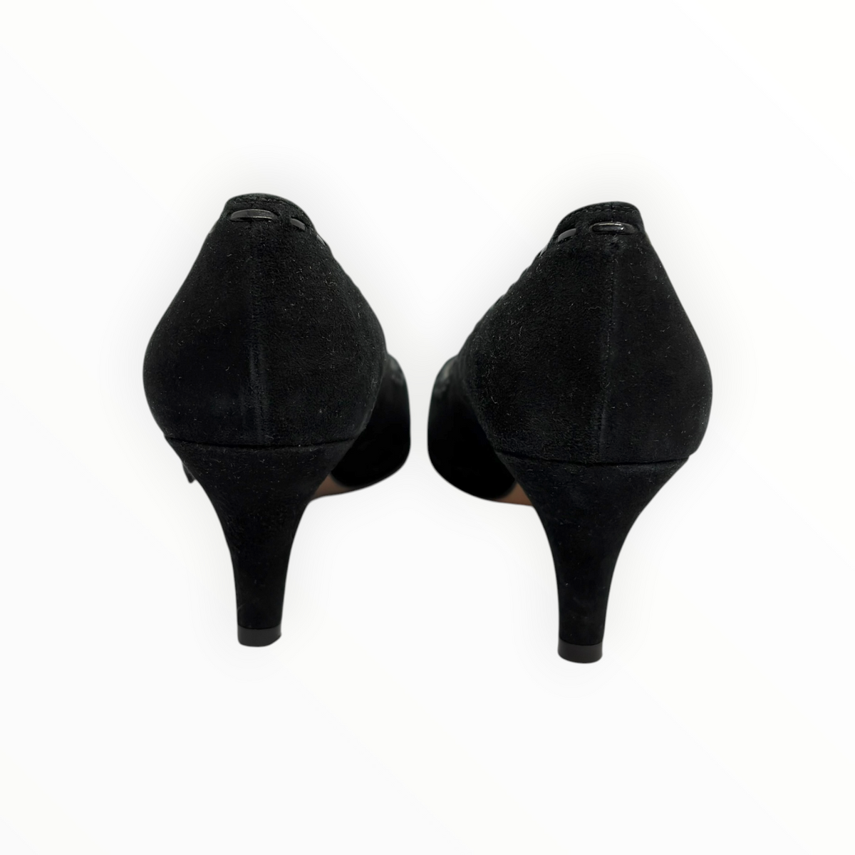 Balenciaga Suede Buckle Pumps
