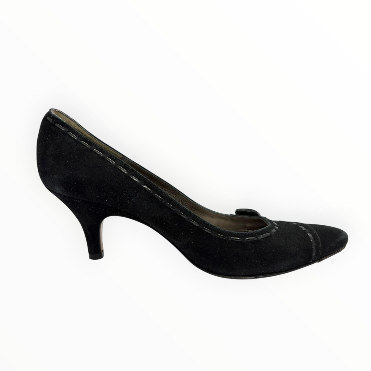 Balenciaga Suede Buckle Pumps