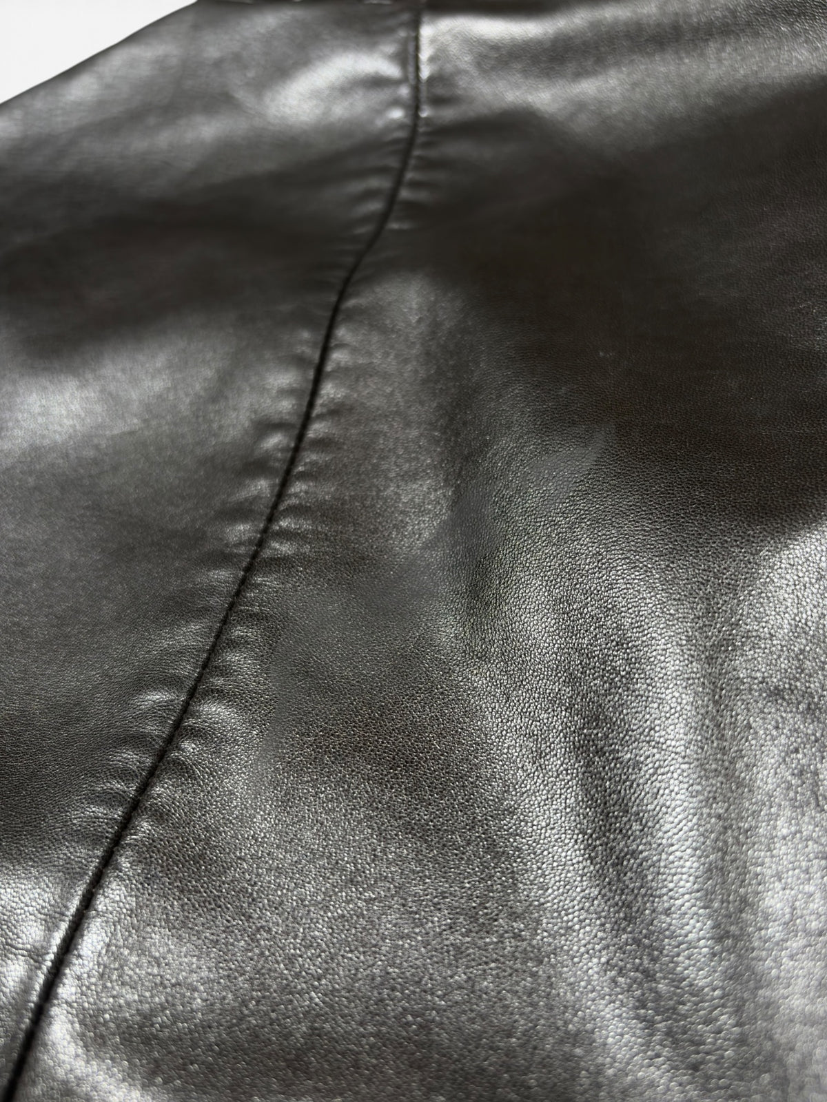 Prada Black Hooded Leather Jacket