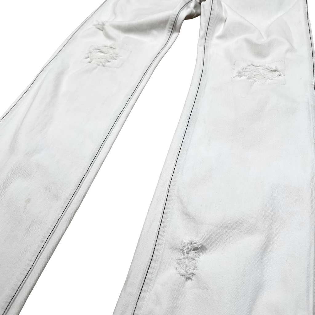 SS02 Number (N)ine "Modern Age" Tattered Jeans