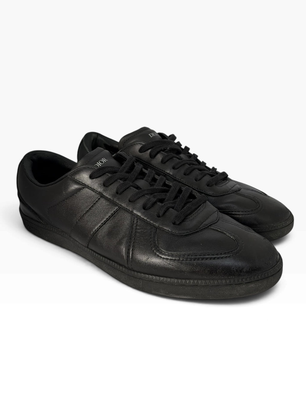 Dior Homme Black Leather B01 Low-Top Sneakers
