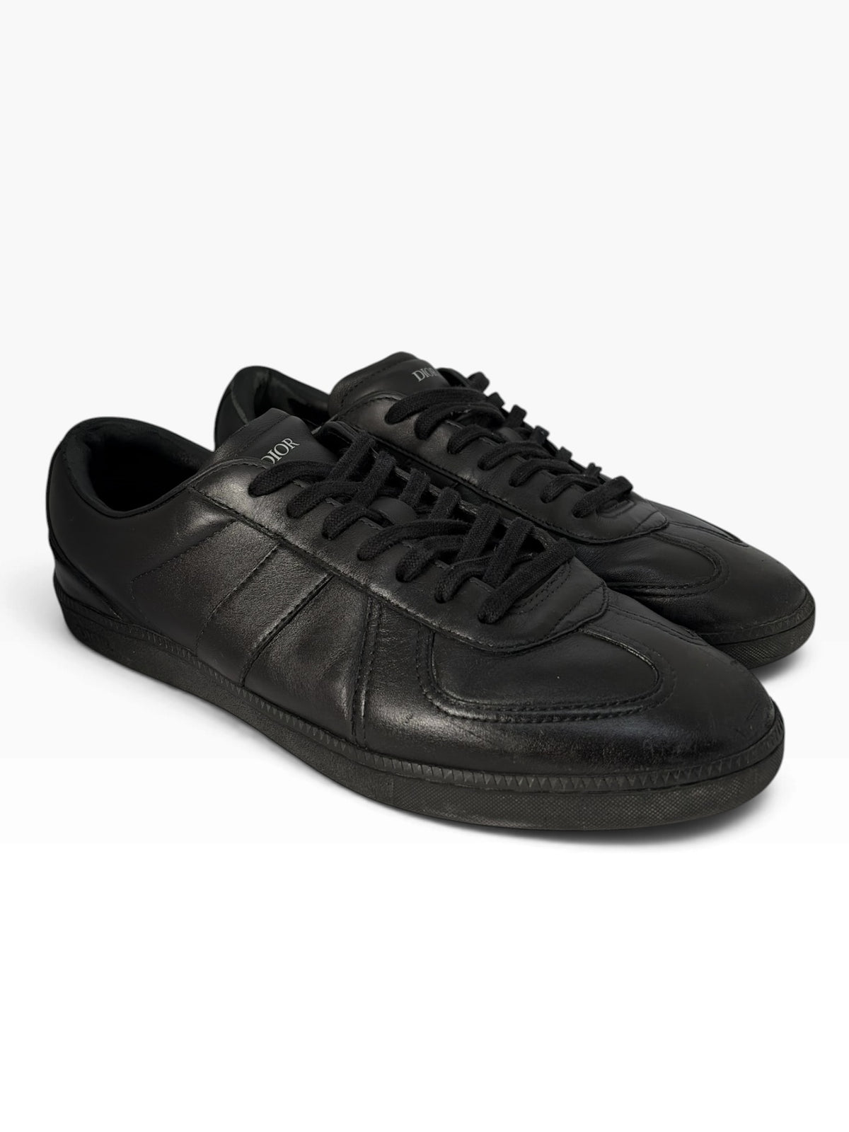 Dior Homme Black Leather B01 Low-Top Sneakers