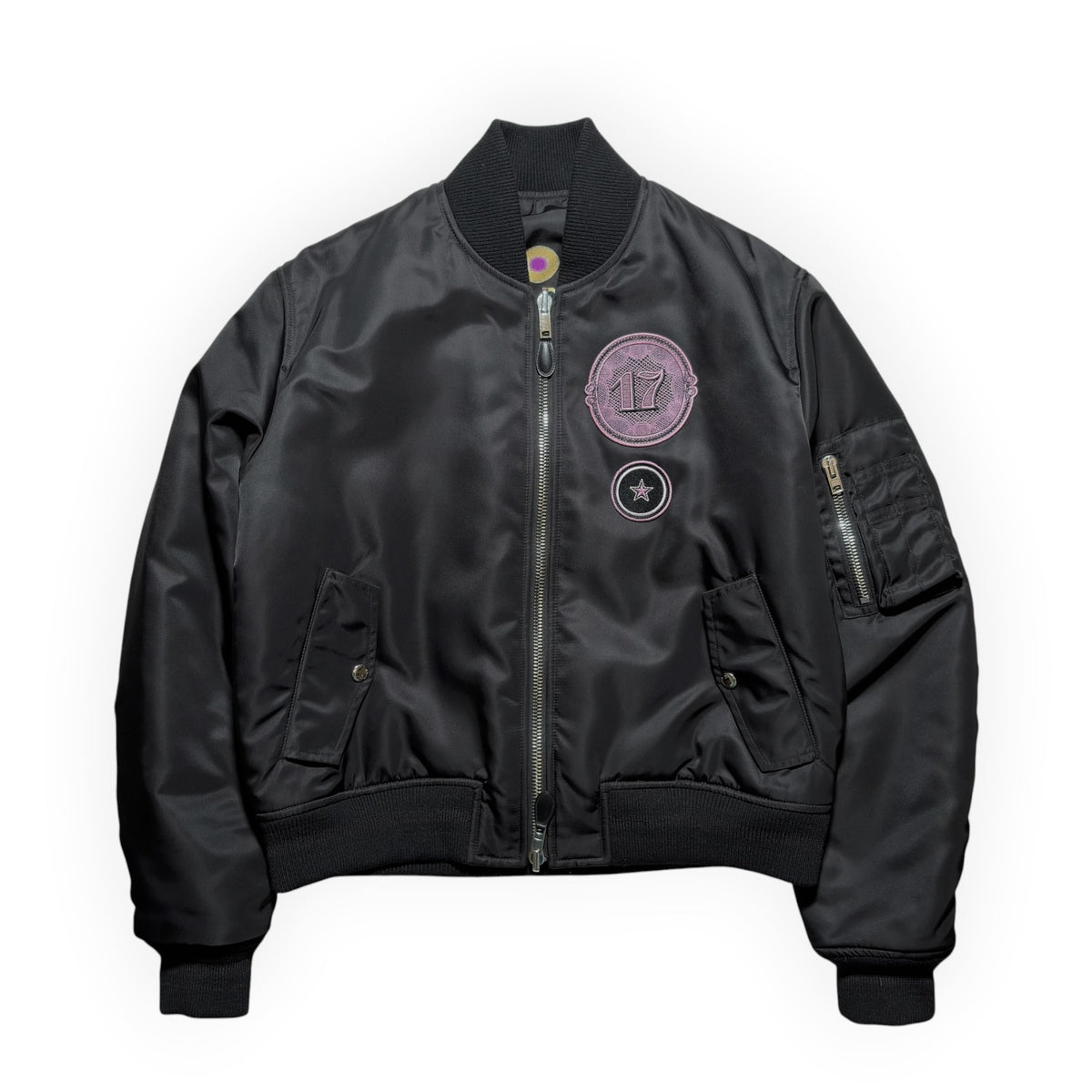 Givenchy FW17 Real Eyes Patch Bomber Jacket