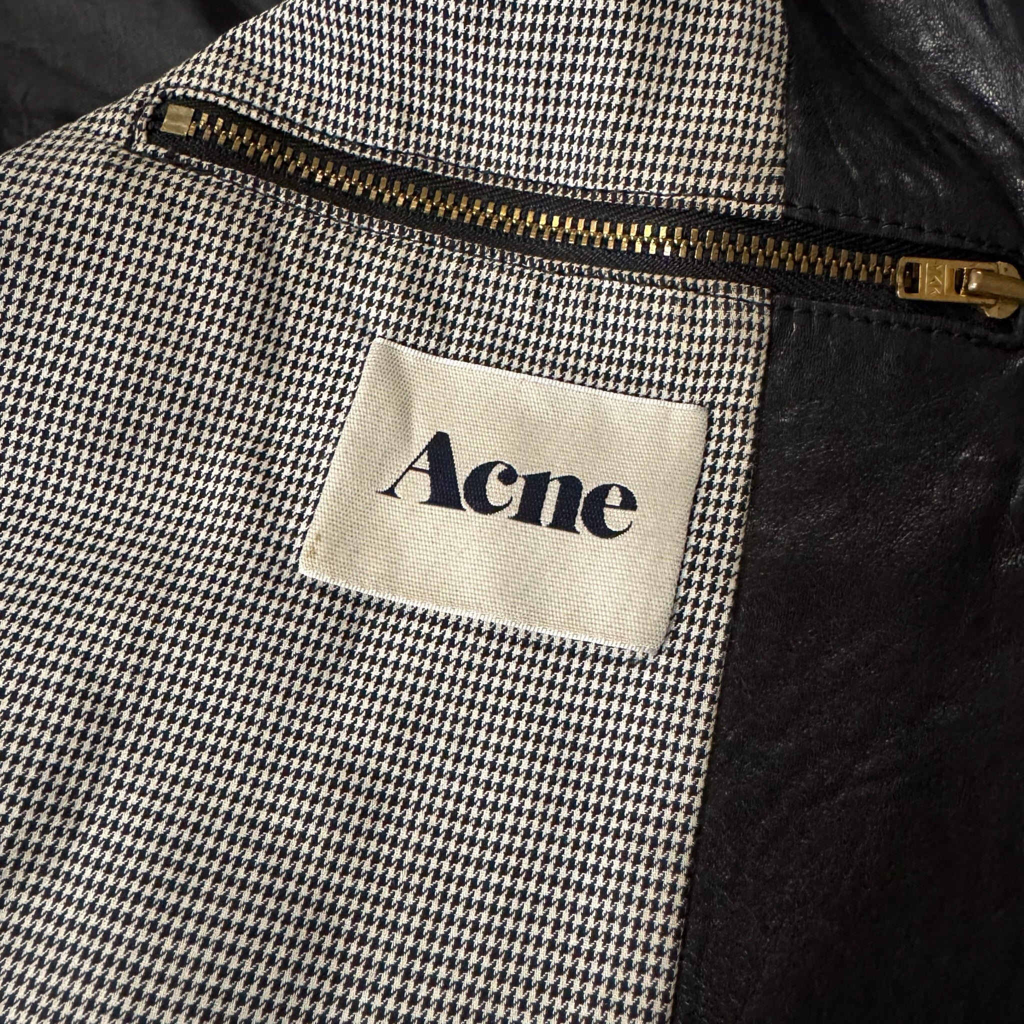 Acne Studios Leather Biker Jacket