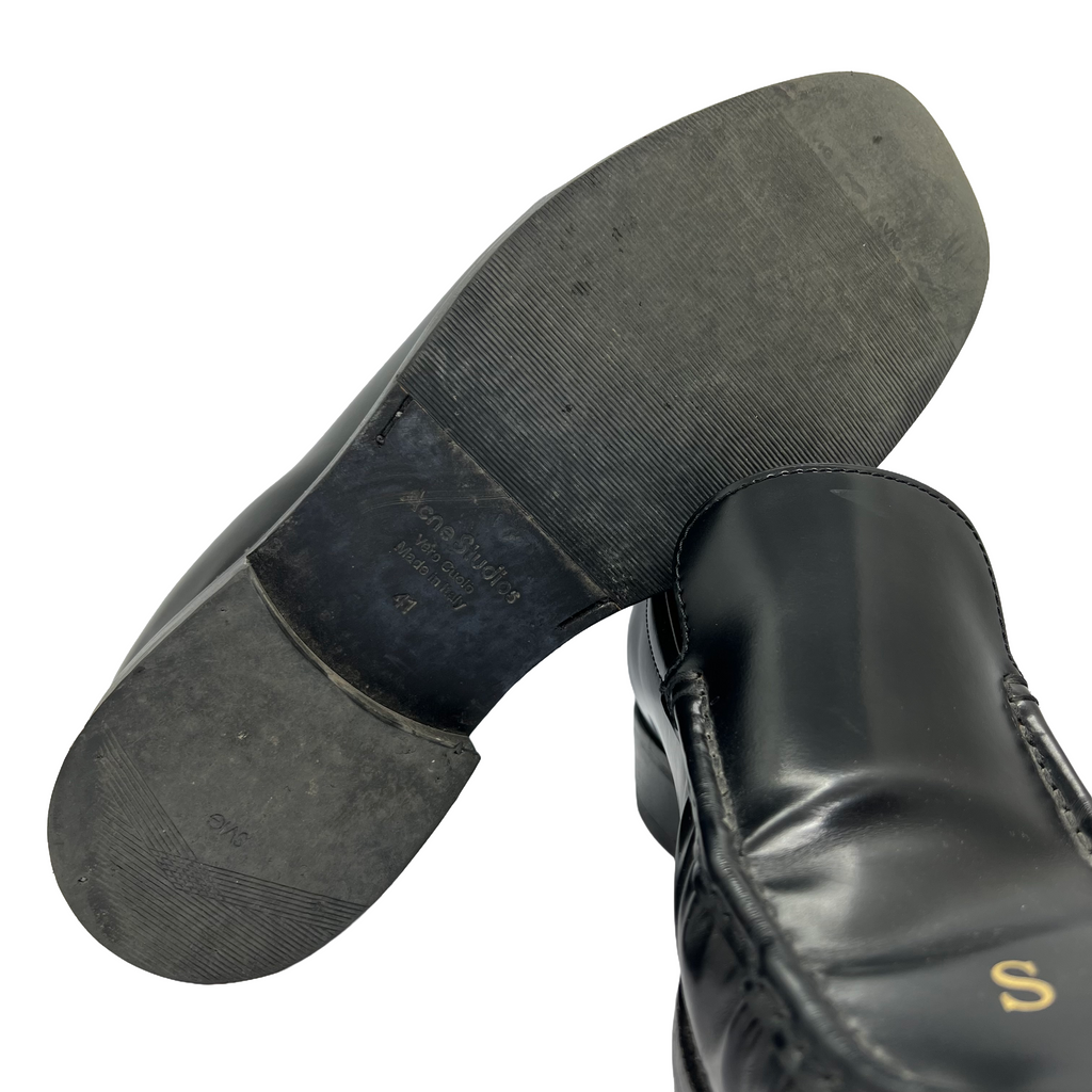 Acne Studios "AS" Leather Loafers